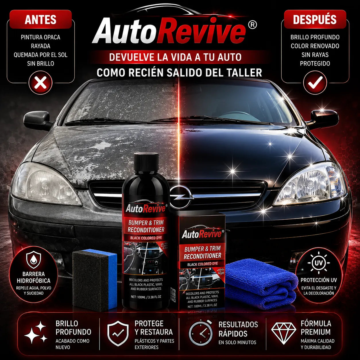 AutoRevive® — ¡El secreto para que tu carro luzca 10 años más nuevo sin pintura ni taller!