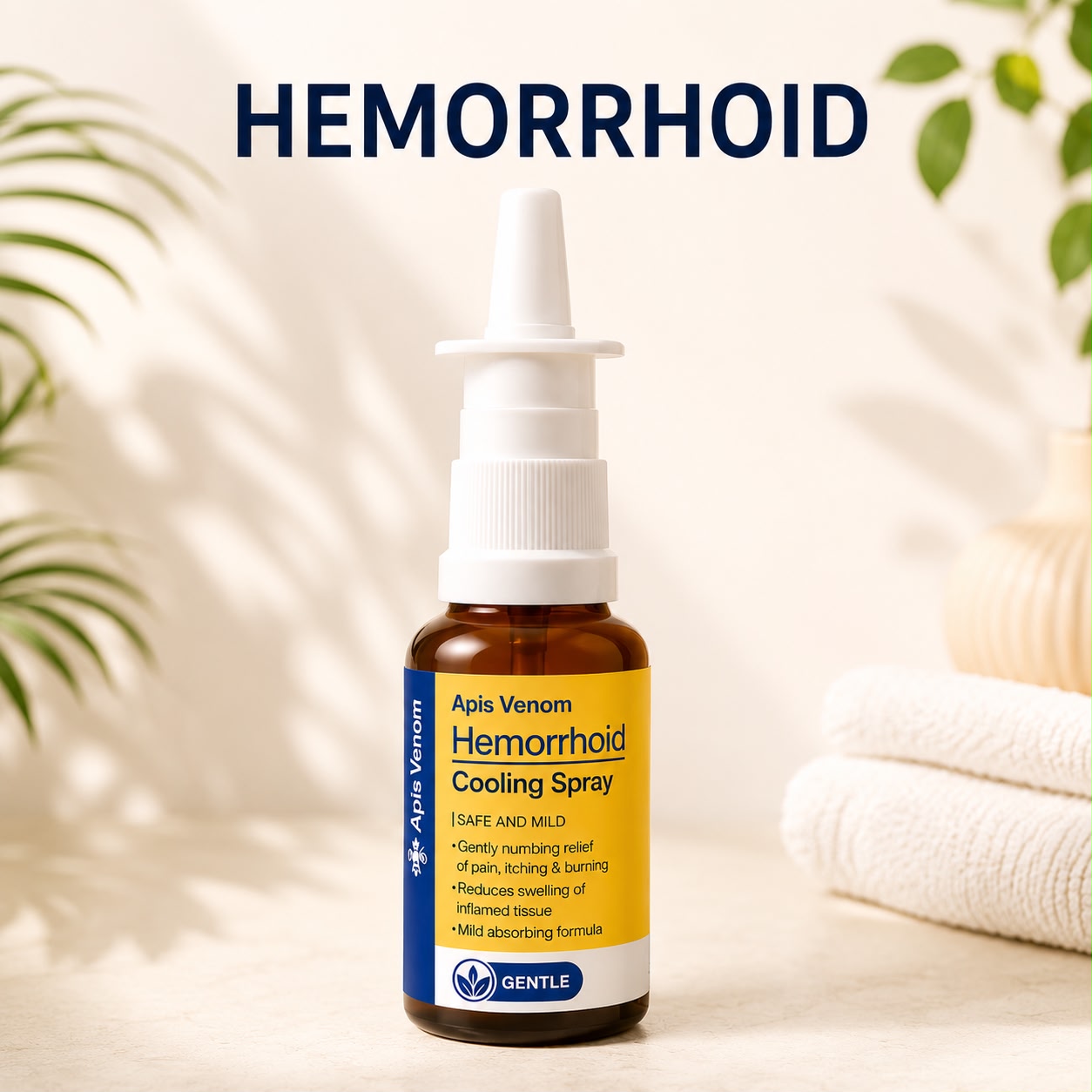spray para el tratamiento de hemorroides