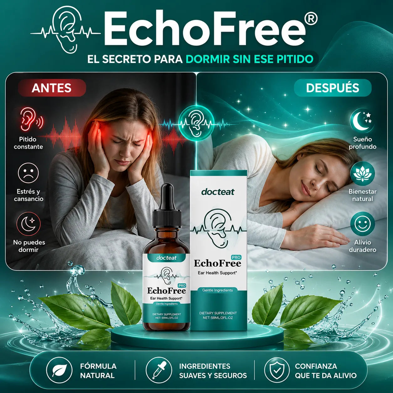 ¡El secreto para dormir sin ese pitido en el oído que te está volviendo loco!
