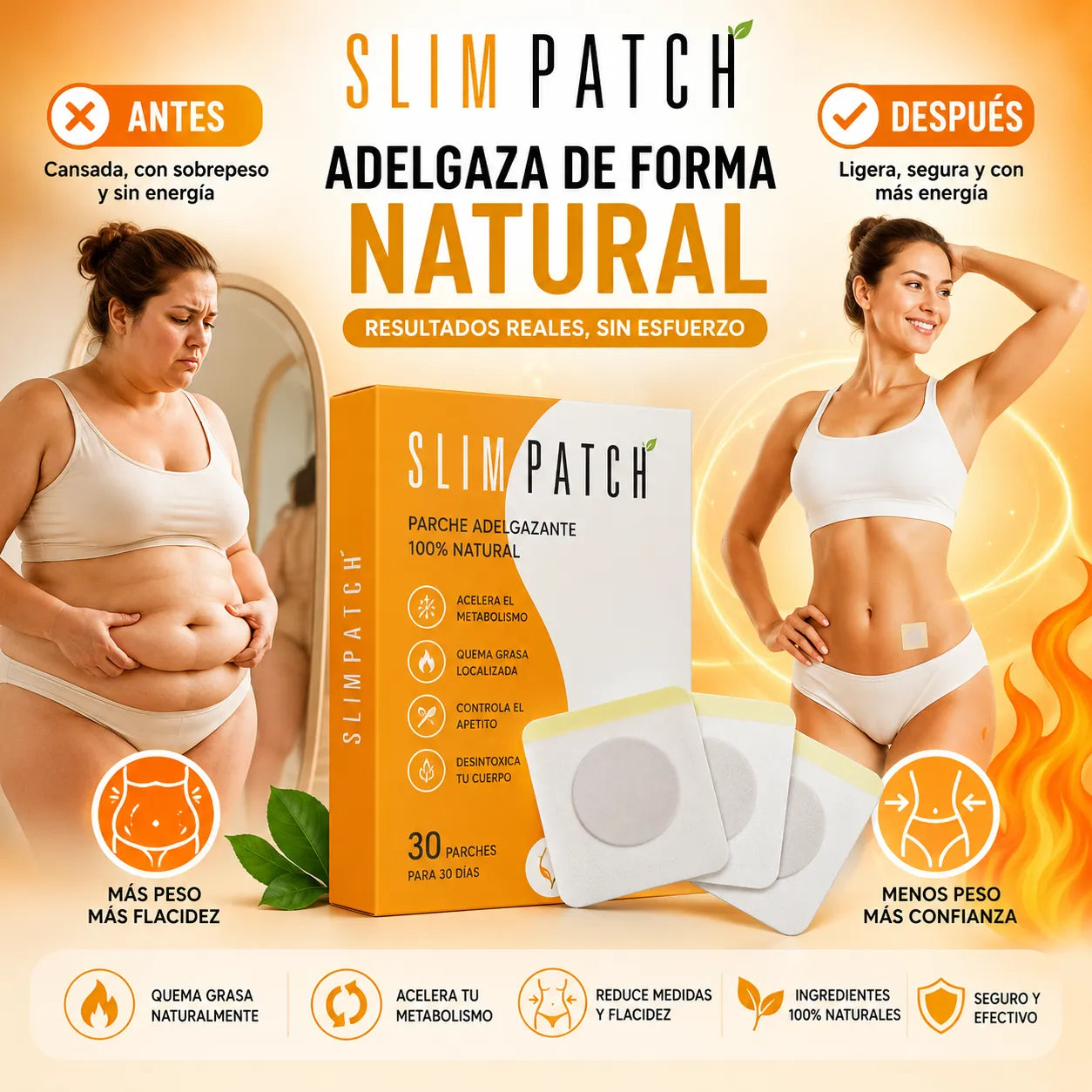 ¡El parche que quema grasa abdominal mientras duermes, sin dietas ni ejercicio!