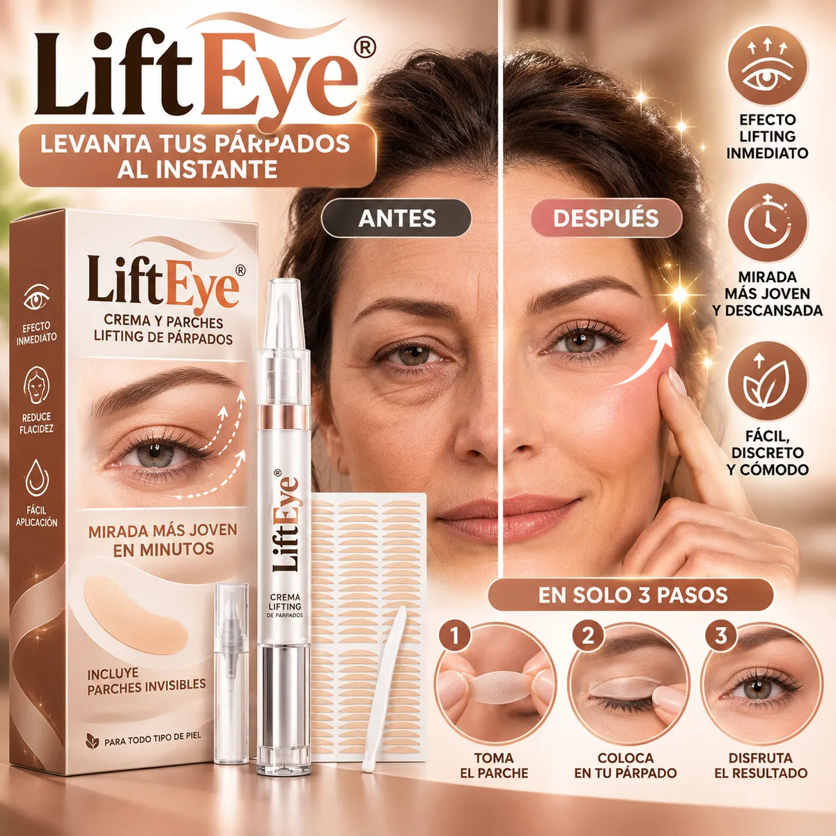 LiftEye® - ¡Levanta tus Párpados al Instante!