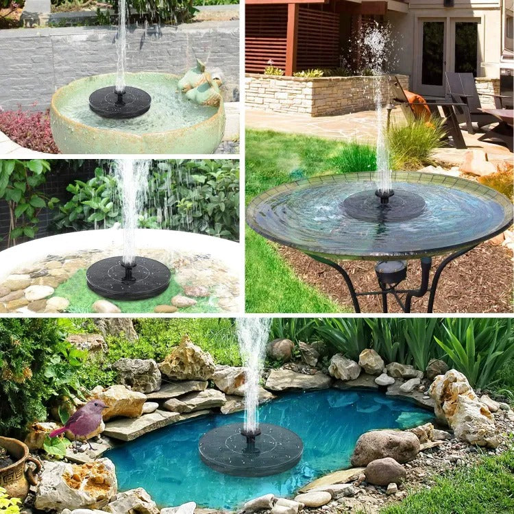 FUENTE DE AGUA CON ENERGÍA SOLAR
